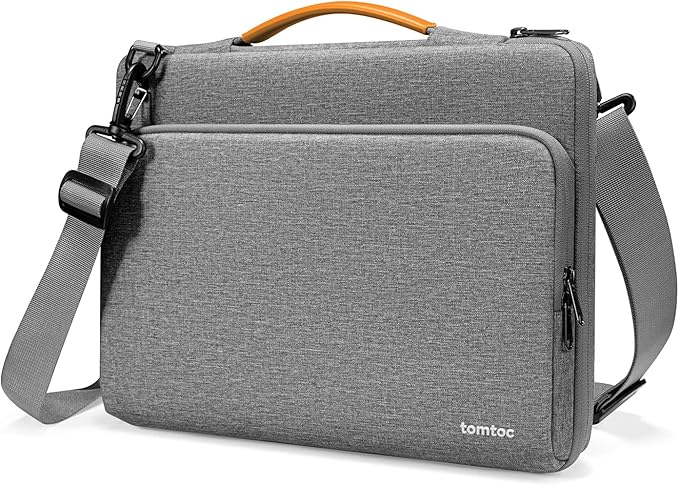 tomtoc 360 Protective Laptop Shoulder Bag for 14-inch MacBook Pro M5/M4/M3/M2/M1 Pro/Max A3434 A3112 A3401 2025-2021, Water-Resistant Carrying Case for 13.5-14.4 Inch Microsoft Surface Laptop 7/6/5