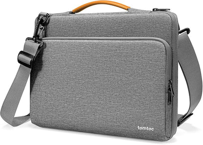 tomtoc 360 Protective Laptop Shoulder Bag for 15-inch 2025 MacBook Air M4/A3241, M3/A3114, M2/A2941, 15 Inch Dell XPS,15-in Microsoft Surface Laptop 7/6/5, Water-Resistant Laptop Accessory Sleeve Case