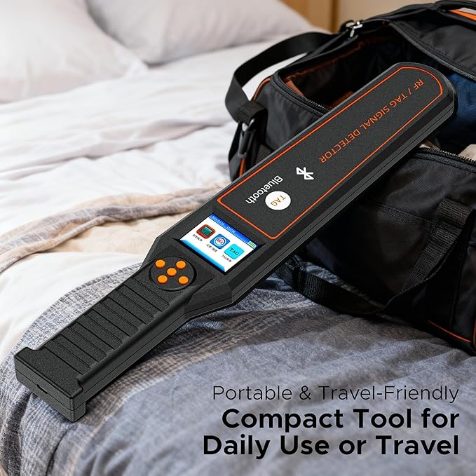 ProScan Bluetooth & GPS RF Detector – Next-Gen Hidden Camera Finder – Portable Scanner for Wireless Devices, Bluetooth Tags & GPS Signals – Travel Privacy Tool for Vehicles, Hotels & Offices