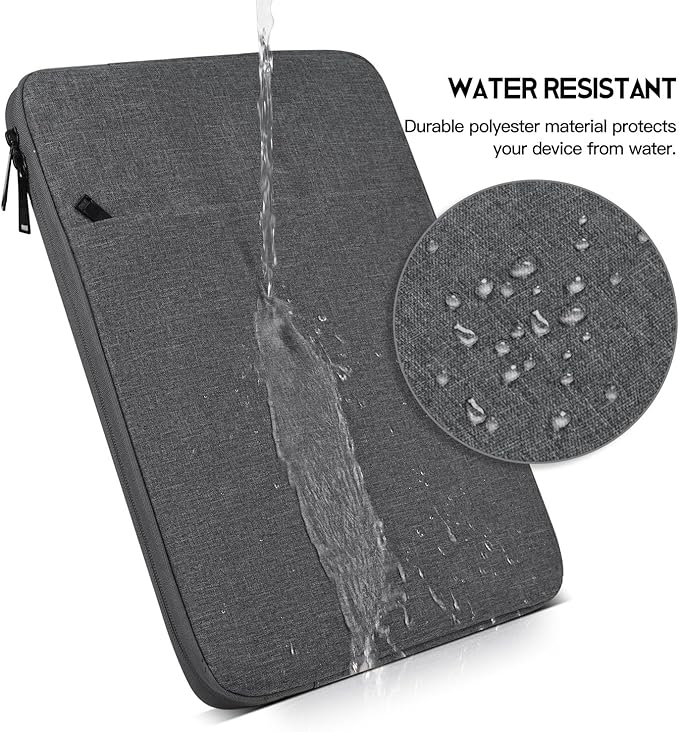 Laptop Sleeve Case for 2025 MacBook Pro 14 inch M4 M3 M2 Pro/Max A3112 A3185 A3401 A2779 A2918 A2992, Compatible with MacBook Air 13.6 inch M2 M3 M4 A2681 A3113 A3240 Water-Resistant Bag -Space Gray