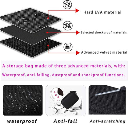 Hard EVA Carrying Storage Case Compatible with Panasonic LUMIX ZS99 Camera/DC-ZS70 /ZS80 /ZS60 /ZS100 Digital Camera,Protective Travel storage box