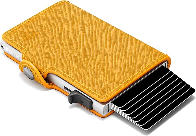 Conceal Plus Small RFID Wallet for Women, Slim Compact RFID Blocking Credit Card Holder Womens Wallet, Smart Pop Up Minimalist Card Case, Holds 4-6 Standard Cards Plus Cash & ID, Compact Travel Wallet