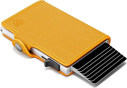 Conceal Plus Small RFID Wallet for Women, Slim Compact RFID Blocking Credit Card Holder Womens Wallet, Smart Pop Up Minimalist Card Case, Holds 4-6 Standard Cards Plus Cash & ID, Compact Travel Wallet