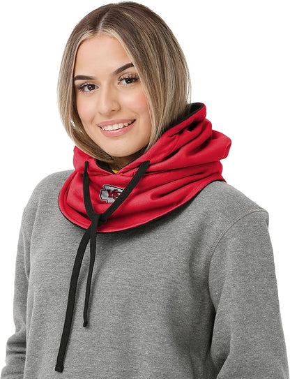 NFL Team Logo Team Color Drawstring Winter Cap Hooded Gaiter Balaclava Face Cover