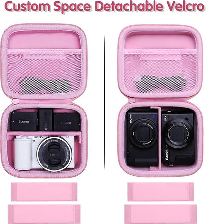 XANAD Hard Case for Sony a6400/a6700/a6100/a6000/ZV-E10/ZVE10 II/RX100 VII or Fujifilm X100VI / X100V Digital Camera (Pink)