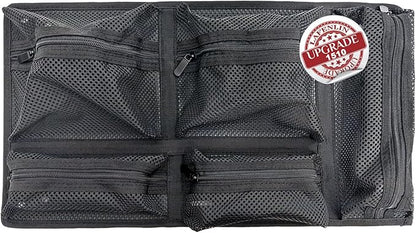 UPGRADED LAFENLIN Lid Organizer for Pelican 1510 Case, 5 Mesh Pockets Storage Organizer, Fits Camera Cases, Diving Dry Boxes, Hard Cases & Toolboxes, Includes Screws & Velcro, Durable, Thickening Mesh