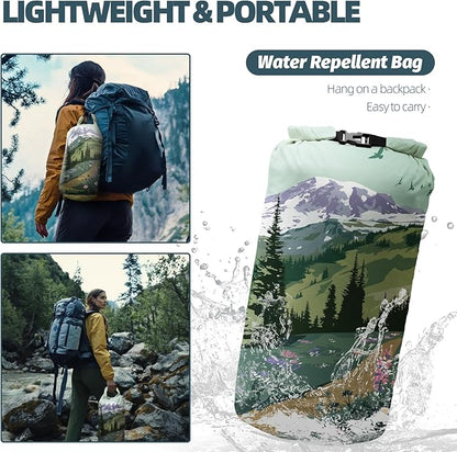 Outdoor Camping Blanket with Sherpa Lining, Extra Warm Thick Camp Blankets and Puffy Ultralight Soft Poncho DWR Camping Quilt for Cold Weather, Adventure, Sleeping, Backpacking 78"x 56"