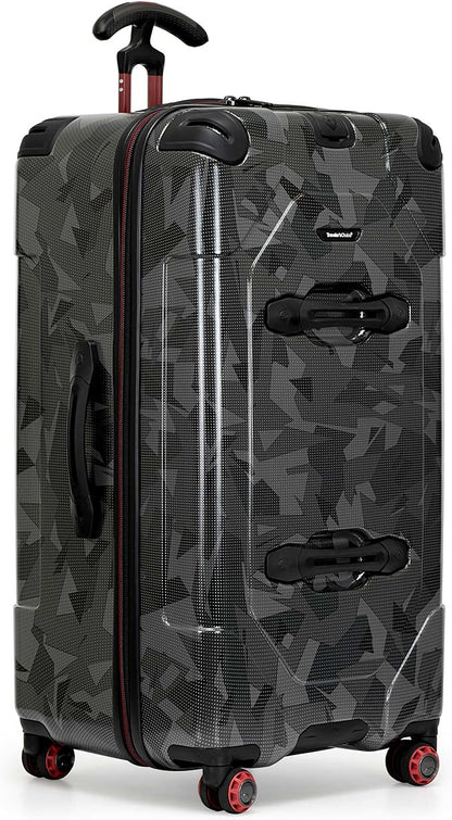 Traveler's Choice Maxporter II 30" Hardside Spinner Trunk Luggage, TSA Lock, Gray Camo