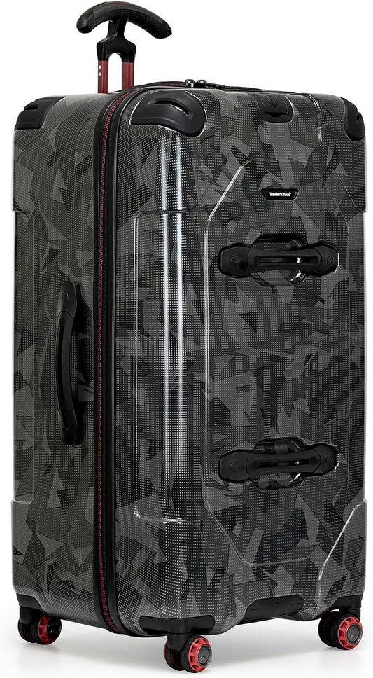 Traveler's Choice Maxporter II 30" Hardside Spinner Trunk Luggage, TSA Lock, Gray Camo