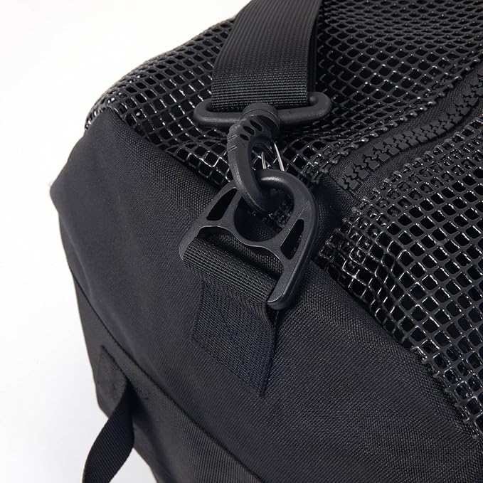 Heavy Duty Large Scuba Gear Mesh Bag with Zipper, Diving and Snorkeling Gear Mesh Duffle Bag, Mesh Travel Duffel Bag, Mesh Beach Gear Bag (With Pocket, 40-inch)
