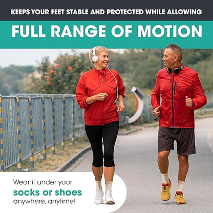 Modvel Foot & Ankle Brace Socks for Sprained Ankle Compression Sleeve - Foot Support for Women & Men - Tendonitis & Arthritis Ankle Brace Sports Running, Torn Ligaments & Women Stabilizing Ankle Wrap