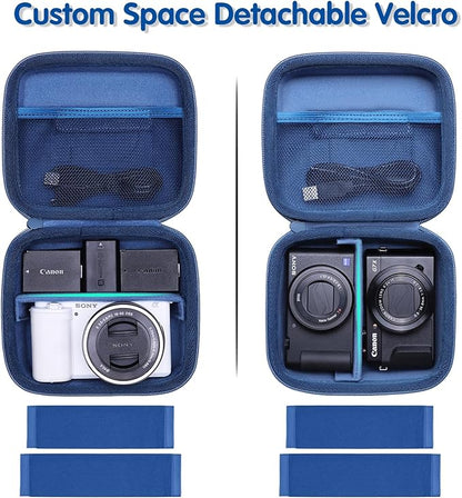 XANAD Hard Case for Sony a6400/a6700/a6100/a6000/ZV-E10/ZVE10 II/RX100 VII or Fujifilm X100VI / X100V Digital Camera (Blue)