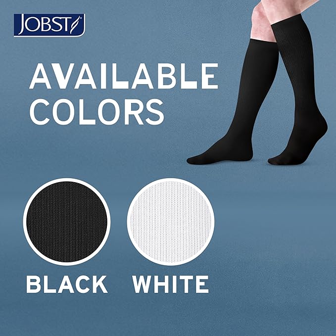 JOBST ACTIVA Athletic 20-30 mmHg Compression Socks Knee High, Closed Toe