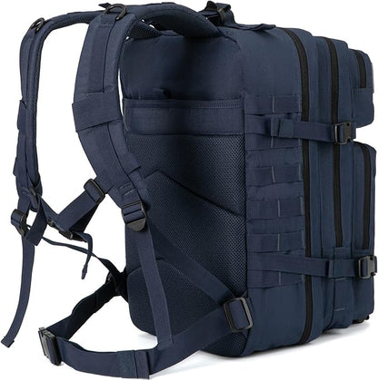 QT&QY 45L Military Tactical Backpacks Molle Army Assault Pack 3 Day Bug Out Bag Hiking Treeking Rucksack…