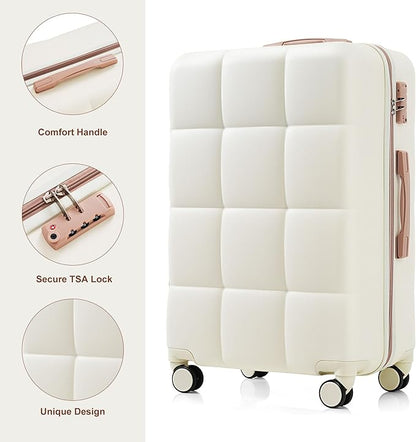 Hardside Suitcase with Spinner Wheel Lightweight TSA Lock