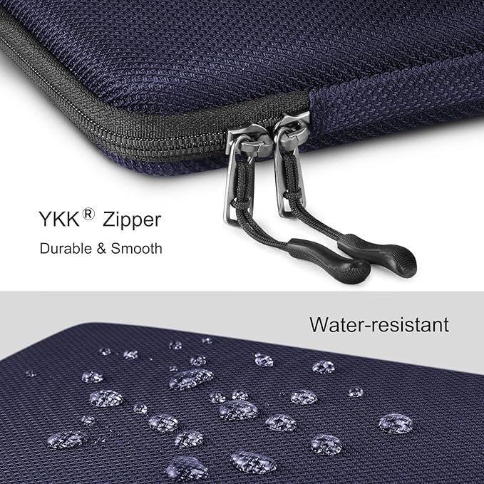 FINPAC Hard Laptop Sleeve Case for 15.3 inch MacBook Air M4 M3 M2 2025 2024, 16.2 inch MacBook Pro M4/M3/M2/M1 Pro/Max A2991 A2780 A2485 A2141, Waterproof Case for Surface Laptop/Book, Deep Blue