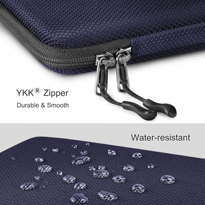 FINPAC Hard Laptop Sleeve Case for 15.3 inch MacBook Air M4 M3 M2 2025 2024, 16.2 inch MacBook Pro M4/M3/M2/M1 Pro/Max A2991 A2780 A2485 A2141, Waterproof Case for Surface Laptop/Book, Deep Blue