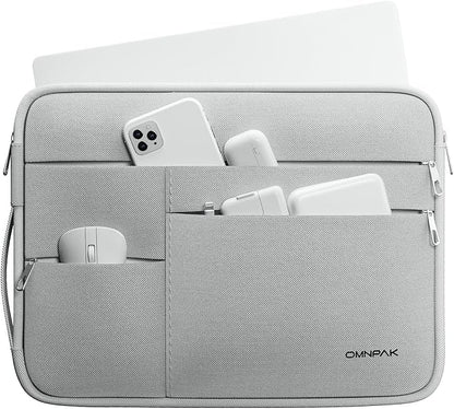 Omnpak for 13.6 inch MacBook Air Case Sleeve Compatible with MacBook 13 inch, 14-inch New MacBook Pro M5/M4/M3/M2/M1 Pro/Max, Water Repellent Laptop Case with Handle