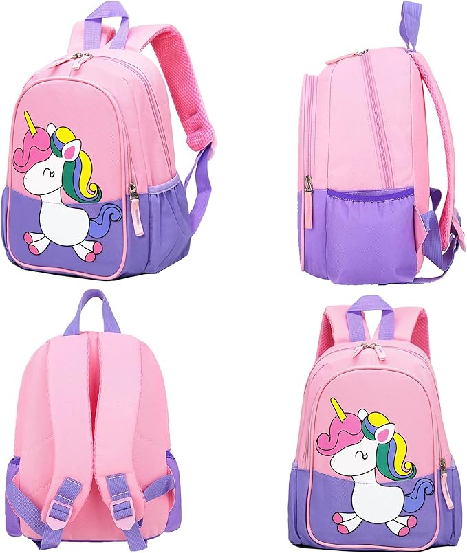 CHERUBIC Toddler Backpack, Kids Travel Backpack, Waterproof Cute Small Preschool Backpack Cartoon Daycare Bag