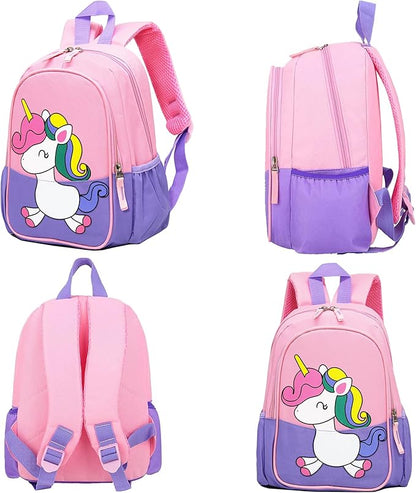 CHERUBIC Toddler Backpack, Kids Travel Backpack, Waterproof Cute Small Preschool Backpack Cartoon Daycare Bag