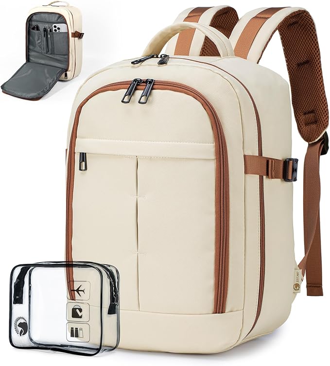 Small Travel Backpack 20L,United Airlines Personal Item Bag 17x10x9 inch,Flight Approved Underseat Ryanair 40x20x25 CM Carry on Luggage Bag,Mochila de Viaje,Cabin Size Backpack