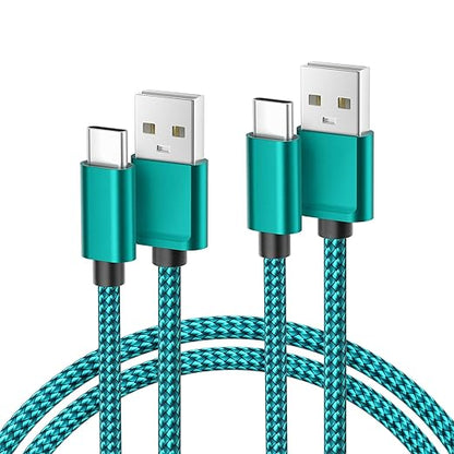 Basesailor USB Type C Charger Cable 3.3FT 2Pack,Car Charging Cord for New iPhone 17 16 Pro Max Plus 2024,Samsung Galaxy S24 S23 S22 S21 S20 S10 FE Plus Ultra,A55 A54 A53 A52 A51,Google Pixel 8 9 XL