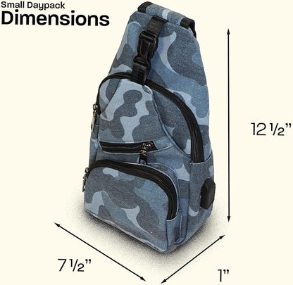 Nupouch Anti-Theft Daypack: Anti Theft Crossbody Bag, Lightweight for Travel, Hiking, or Everyday Pickpocket Protection
