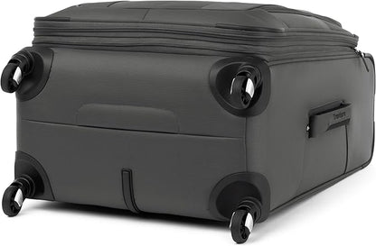 Travelpro Maxlite 5 Softside Expandable Luggage with 4 Spinner Wheels, Lightweight Suitcase, Men and Women, Shadow Grey, 3-Piece Set (21/25/29)