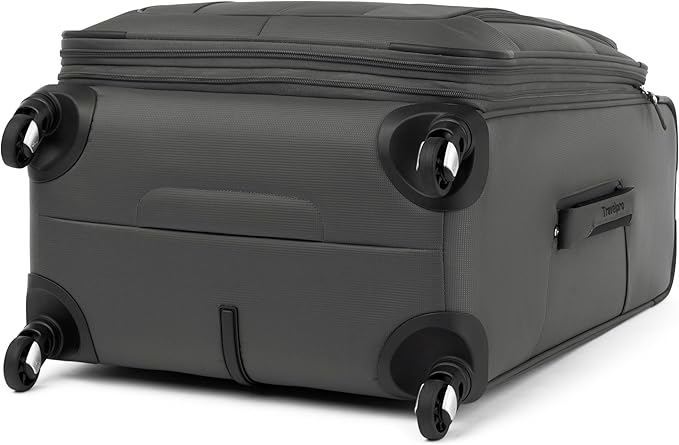 Travelpro Maxlite 5 Softside Expandable Luggage with 4 Spinner Wheels, Lightweight Suitcase, Men and Women, Shadow Grey, 2-Piece Set (21/25)