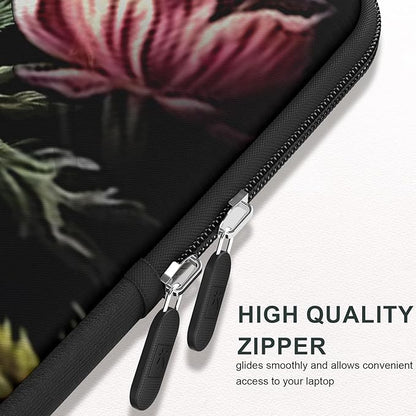 iCasso Laptop Sleeve 13 inch for MacBook Air 13-13.6 inch, Cute Laptop case for MacBook Pro 13 inch, Slim Protective Travel Carrying Case for MacBook Pro 14 inch, Chromebook, HP, Dell, Vintage Floral