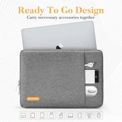 Laptop Sleeve 14inch Case Bag Compatible with HP Lenovo Dell ASUS Acer, HP Stream, Dell Latitude, Lenovo IdeaPad, Polyester Vertical Computer Sleeve Bag with Pocket