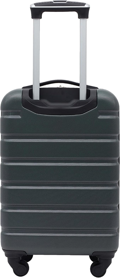 Wrangler 22" Hardside Spinner Carry-On Luggage, Olive