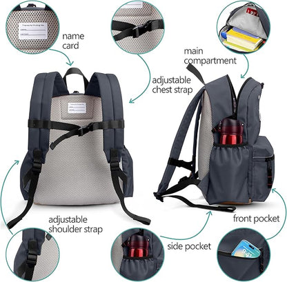 Toddler Backpack for Boys 2-5: Preschool Kindergarten Backpack - 13" Daycare Backpack Fit A4 Folder