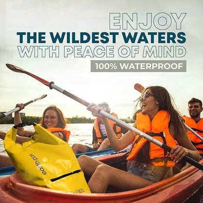 Earth Pak Waterproof Dry Bag with Zippered Pocket - Waterproof Dry Bag Backpack Keeps Gear Dry