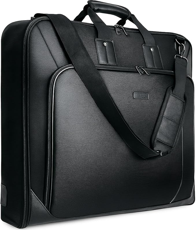 Noozion Garment Bag for Travel Large Carry On Suit Bag Hanging Travel Suit Bags Waterproof Suitcase Luggage Bag for Men Women Business Trips with Shoulder Strap