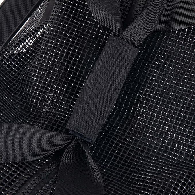 Heavy Duty Large Diving Gear Mesh Bag, Scuba and Snorkeling Gear Mesh Duffle Bag, Large Mesh Travel Duffel Bag, Mesh Beach Bag (With Pocket, 30-inch)