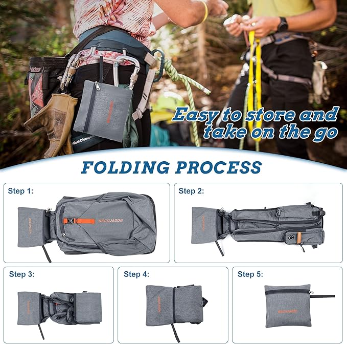 20L Small Hiking Backpack for Men Women Foldable Packable Back Pack Ultralight Hiking Daypack for Travel Camping Outdoor, Gray