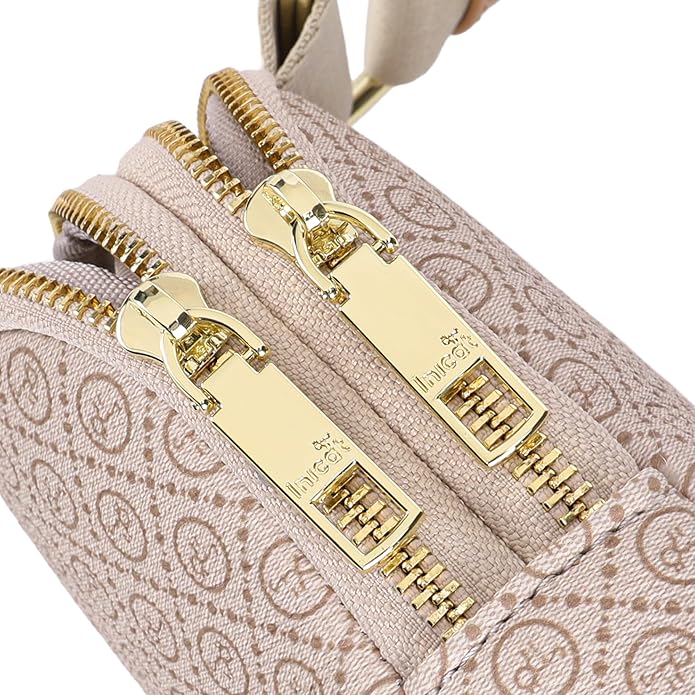 INICAT Small Anti Theft Crossbody Bags for Women, Vegan Leather Sling Cross Body Purse Travel Essentials Teen Girl Gifts