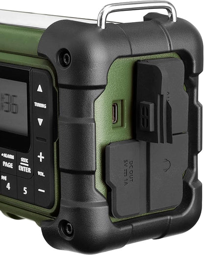 Sangean MMR-99 AM/FM-RBDS/Bluetooth/AUX/Weather/Multi-Powered Digital Tuning Emergency Radio
