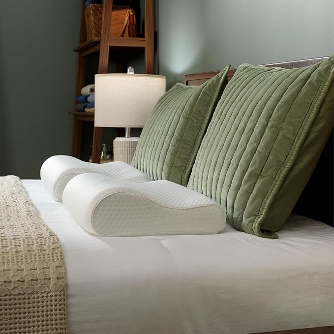 Tempur-Pedic TEMPUR Neck Pillow, Small Profile, White