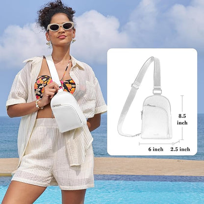 INICAT RFID Blocking Sling Bag,Anti Theft Crossbody Bags for Women,Travel Gifts Cross Body Purses Vegan Leather