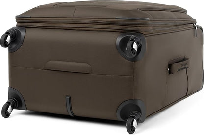 Travelpro Maxlite 5 Softside Expandable Luggage with 4 Spinner Wheels, Lightweight Suitcase, Men and Women, Mocha, Checked-Large 29-Inch