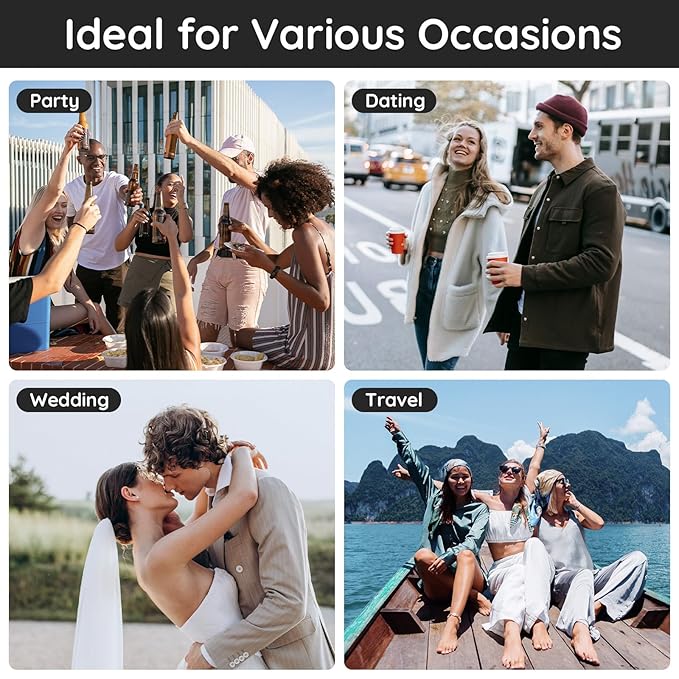 Segbeauty 20ml Refillable Perfume Bottle Travel, 2pcs Empty Glass Spray Bottles Atomizer, Mini Pocket Leakproof Fine Mist Sprayer for Perfume Cologne Dispenser Fragrance Container Set Travel Accessory