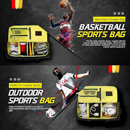 Sneaker Bag for Travel/Sneakerhead gift/Outdoor Sports Bag/Gym Bag /, A Multi-functional Travel Duffel Bag with 3 Adjustable Dividers, & Shoulder Strap,Made of Nylon, by Krone Kalpasmos-classic