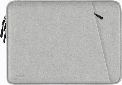 Laptop Case 14 inch, Shockproof Protective Computer Bag with Accessories Pocket, Portable Laptop Sleeve Compatible for 14 inch MacBook Air/Pro, Dell, HP, Acer, Asus, Lenovo, Gray