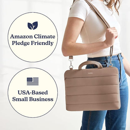 Vandel 13-14 inch Laptop Carrying Case Sleeve with Strap, Shoulder Bag with Handle, 14 in Laptop Computer Bag for Women, MacBook Air 13 Inch Carrying Case, MacBook Pro 14 in HP Messenger Carrier