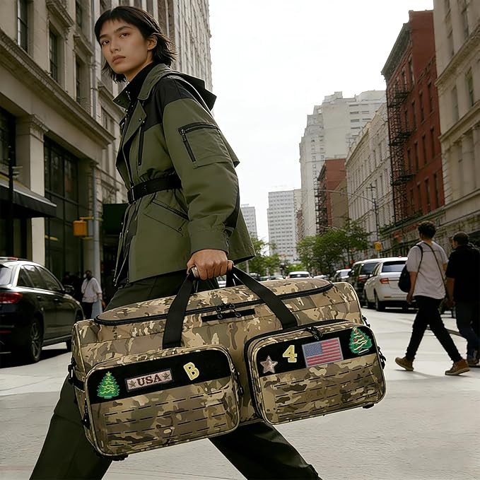 Rolling Duffle Bag with Wheels,120L Large Deployment Bag,Waterproof Military Duffle Bags for Tactical Military Deployment Camping
