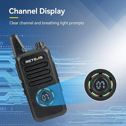 Retevis RT22S Walkie Talkies for Adults,Portable FRS Two-Way Radios(10 Pack) with 10 Way Multi Gang Charger, Handheld 2 Way Radio Rechargeable,Charging Progress Visible for Business Warehouse School