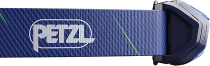 PETZL Tikka Headlamp - Compact 350 Lumen Light with Red Lighting, for Hiking, Climbing, Running, and Camping - Blue