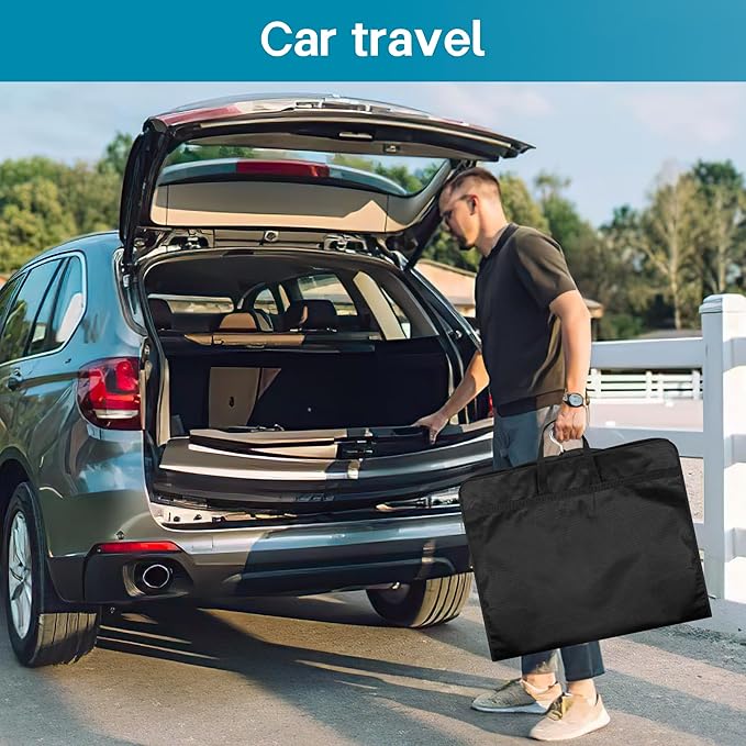 KIMBORA 43" Garment Bag for Travel, Gusseted Suit Bags for Men with Handle Garment Bags for Hanging Clothes Storage Suit Cover for Coats, Jackets, Shirts